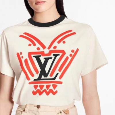 [루이비통]Louis vuitton 2020 Mm/Wm Logo Short Sleeved Tshirts - 루이비통 2020 남/녀 로고 반팔티 Lou01980x.Size(s - l).화이트