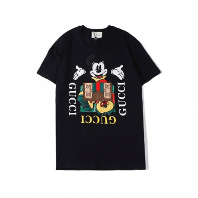 [매장판]Gucci 2020 Mm/Wm Logo Cotton Short Sleeved Tshirts - 구찌 2020 남/녀 로고 코튼 반팔티 Guc02844x.Size(s - 2xl).블랙