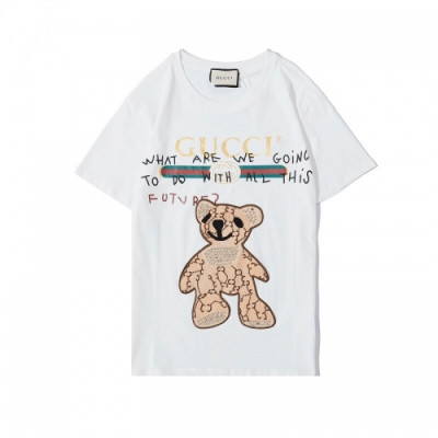 [매장판]Gucci 2020 Mm/Wm Logo Cotton Short Sleeved Tshirts - 구찌 2020 남/녀 로고 코튼 반팔티 Guc02846x.Size(s - 2xl).화이트