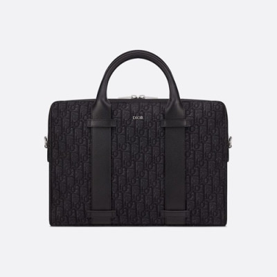 Dior 2020 Oblique Mens Business Bag ,38CM - 디올 2020 오블리크 남성용 서류가방,DIOB0555 ,38cm,블랙