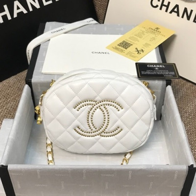 Chanel 2020 Camera Chain Shoulder Cross Bag,20CM - 샤넬 2020 카메라 체인 숄더 크로스백,CHAB1532,20CM,화이트