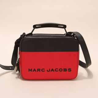 Mark Jacobs 2020 Leather Women Box Tote Shoulder Bag,21cm - 마크제이콥스 2020 레더 여성용 박스 토트 숄더백,MJB0173,21cm,레드