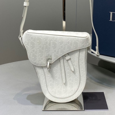 Dior 2020 Oblique  Messenger Shoudler Bag ,22CM - 디올 2020 오블리크  메신저 숄더백,DIOB0556 ,22cm,화이트