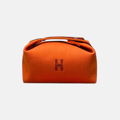 Hermes 2020 Ladies Canvas Pouch Bag ,25cm - 에르메스 2020 여성용 캔버스 파우치백HERB0812,25cm,오렌지