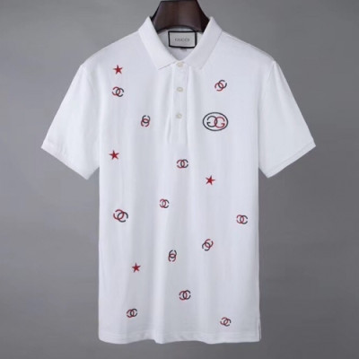 [매장판]Gucci 2020 Mm/Wm Logo Cotton Short Sleeved Polo Tshirts - 구찌 2020 남/녀 로고 코튼 폴로 반팔티 Guc02856x.Size(m - 2xl).화이트