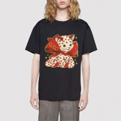 [매장판]Gucci 2020 Mm/Wm Logo Cotton Short Sleeved Tshirts - 구찌 2020 남/녀 로고 코튼 반팔티 Guc02860x.Size(xs - l).블랙