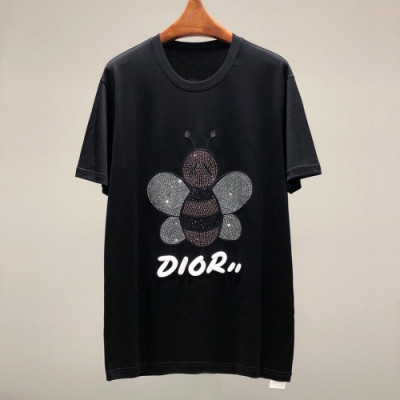 [디올]Dior 2020 Mens Casual Crew-neck Short Sleeved Tshirts - 디올 2020 남성 캐쥬얼 크루넥 반팔티 Dio0729x.Size(s - 3xl).블랙