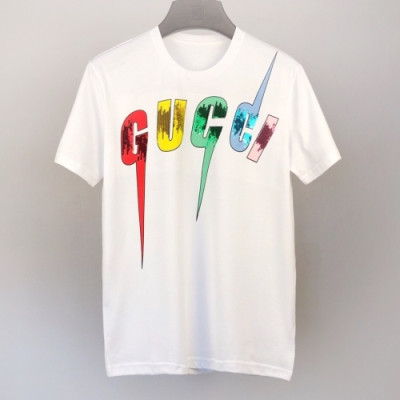 [매장판]Gucci 2020 Mm/Wm Logo Cotton Short Sleeved Tshirts - 구찌 2020 남/녀 로고 코튼 반팔티 Guc02879x.Size(s - 3xl).화이트