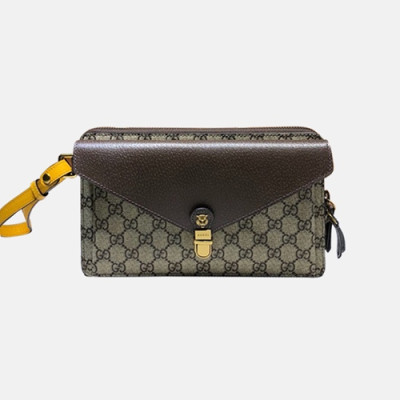 Gucci 2020 Ladies Clutch Bag ,25CM - 구찌 2020 여성용 클러치백 523548,GUB1150,25cm,브라운