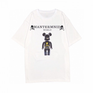 [마스터마인드]Mastermind Japan 2020 Mens Logo Cotton Short Sleeved Tshirts - 마스터마인드 2020 남성 로고 코튼 반팔티 Mas0102x.Size(s - 2xl).화이트