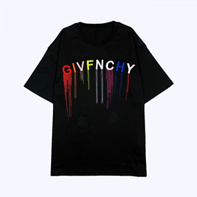 [지방시]Givenchy 2020 Mens Logo Short Sleeved Tshirts - 지방시 2020 남성 로고 코튼 반팔티 Giv0422x.Size(s - 2xl).블랙