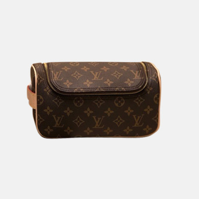 Louis Vuitton 2020 Monogram Pouch Bag ,25.5cm - 루이비통 2020 모노그램 파우치백 M47625,LOUB2209,25.5cm,브라운