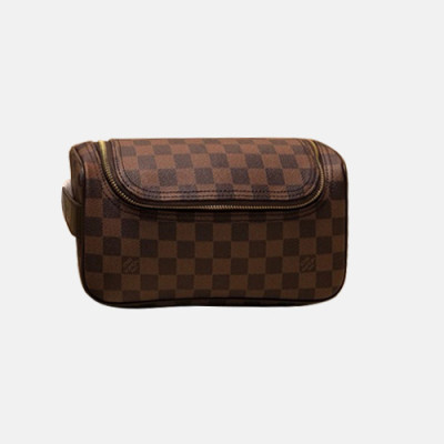 Louis Vuitton 2020 Monogram Pouch Bag ,25.5cm - 루이비통 2020 모노그램 파우치백 M47625,LOUB2210,25.5cm,브라운