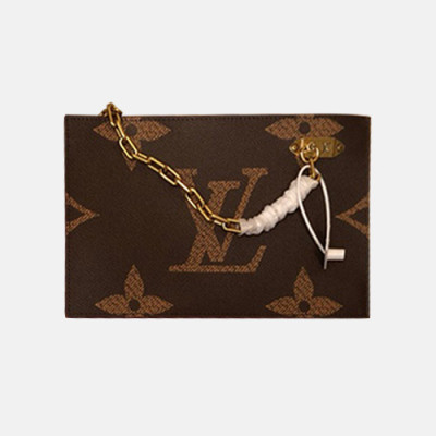 Louis Vuitton 2020 Monogram Clutch Bag ,25cm - 루이비통 2020 모노그램 클러치백 M55646,LOUB2213,25cm,브라운