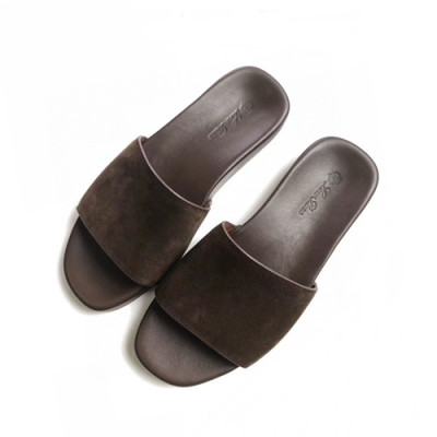 Loro Piana 2020 Mens Slipper - 로로피아나 2020 남성용 슬리퍼 LOROS0005.Size(245 - 280).브라운