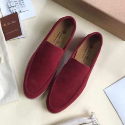 Loro Piana 2020 Mens Suede Loafer - 로로피아나 2020 남성용 스웨이드 로퍼 LOROS0019.Size(245 - 275).레드