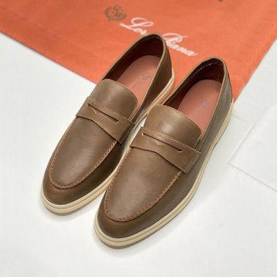 Loro Piana 2020 Mens Leather Loafer - 로로피아나 2020 남성용 레더 로퍼 LOROS0029.Size(245 - 280).카멜