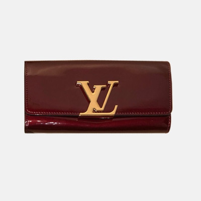 Louis Vuitton 2020 Ladies Leather Wallet ,M64550 -  루이비통 2020 여성용 레더 장지갑 LOUW0466.Size(19CM).와인