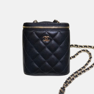 Chanel 2020 Leather Chain Shoulder Cross Bag,11.5CM - 샤넬 2020 여성용 레더 체인 숄더 크로스백,CHAB1547,11.5CM,블랙