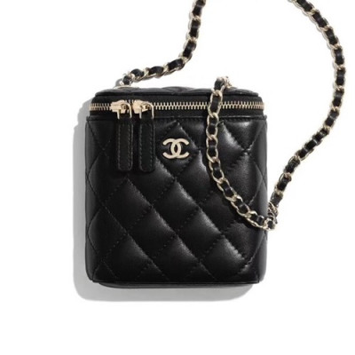 Chanel 2020 Leather Chain Shoulder Cross Bag,11.5CM - 샤넬 2020 여성용 레더 체인 숄더 크로스백,CHAB1548,11.5CM,블랙