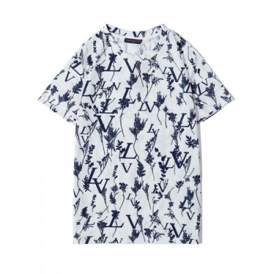 [루이비통]Louis vuitton 2020 Mens Logo Short Sleeved Tshirts - 루이비통 2020 남성 로고 반팔티 Lou02050x.Size(s - 2xl).화이트