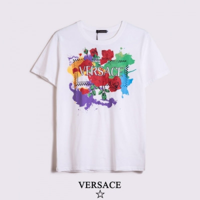 [베르사체]Versace 2020 Mens Logo Short Sleeved Tshirts - 베르사체 2020 남성 메두사 반팔티 Ver0674x.Size(s - 2xl).화이트