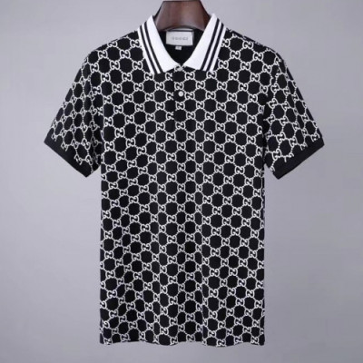 [매장판]Gucci 2020 Mens Logo Short Sleeved Polo Tshirts - 구찌 2020 남성 로고 폴로 반팔티 Guc02914x.Size(m - 2xl).블랙