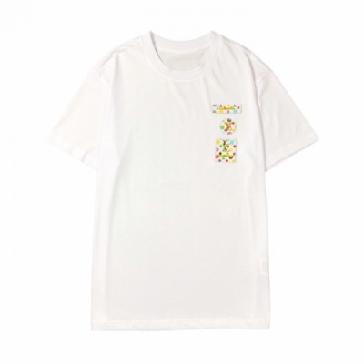 [루이비통]Louis vuitton 2020 Mens Logo Short Sleeved Tshirts - 루이비통 2020 남성 로고 반팔티 Lou02068x.Size(s - 2xl).화이트