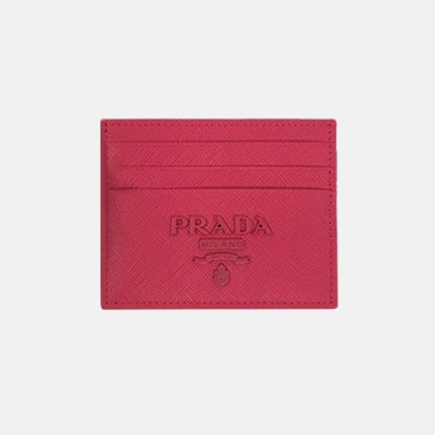 Prada 2020 Saffiano Card Purse 1MC025 - 프라다 2020 사피아노 여성용 카드 퍼스 PRAW0175,11.2CM.핫핑크