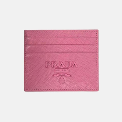 Prada 2020 Saffiano Card Purse 1MC025 - 프라다 2020 사피아노 여성용 카드 퍼스 PRAW0176,11.2CM.핑크