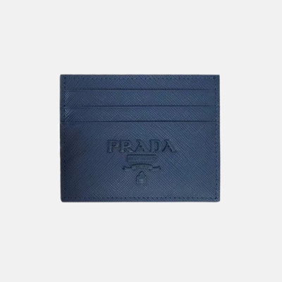 Prada 2020 Saffiano Card Purse 1MC025 - 프라다 2020 사피아노 여성용 카드 퍼스 PRAW0177,11.2CM.블루