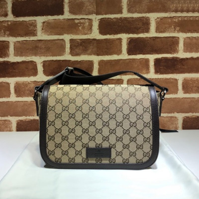 Gucci 2020 Canvas Shoulder Bag,27CM - 구찌 2020 캔버스 숄더백 449172,GUB1193,27cm,브라운