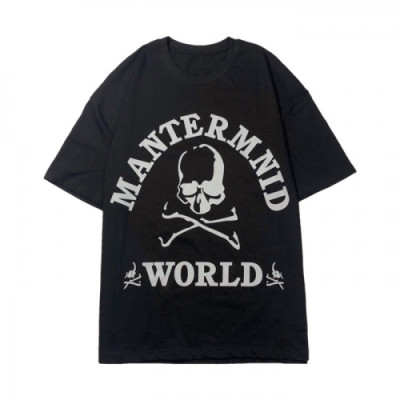 [마스터마인드]Mastermind Japan 2020 Mens Logo Cotton Short Sleeved Tshirts - 마스터마인드 2020 남성 로고 코튼 반팔티 Mas0103x.Size(s - 3xl).블랙