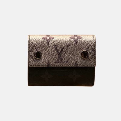 Louis Vuitton 2020 Discovery Compact Wallet M45417 - 루이비통 2020 남여공용 디스커버리 컴팩트 월릿 ,LOUW0472, Size(9.7cm),블랙실버