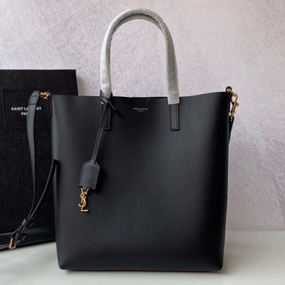 Saint Laurent 2020 Leather Women Shopper Bag,28CM - 입생로랑 2020 레더 여성용 쇼퍼백,SLB0564,28CM,블랙