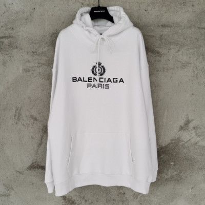 [발렌시아가]Balenciaga 2020 Mm/Wm Logo Cotton Oversize Hoodie - 발렌시아가 2020 남자 로고 코튼 오버사이즈 후디 Bal0694x.Size(xs - m).화이트