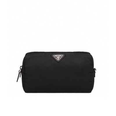 Prada 2020 Nylon Pouch Clutch Bag ,20CM - 프라다 2020 나일론 여성용 파우치 클러치백,1NE693-1,20CM,블랙