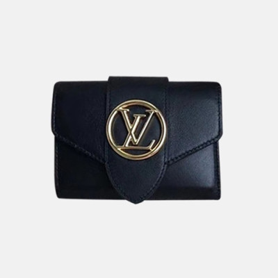 Louis Vuitton 2020 Pont 9 Wallet ,M69175 - 루이비통 2020 퐁9 반지갑, LOUW0481, Size(12cm),블랙