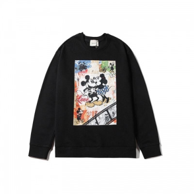 [구찌]Gucci 2020 Mm/Wm Logo Crew-neck Cotton Oversize Tshirts - 구찌 2020 남자 로고 코튼 크루넥 코튼 오버사이즈 긴팔티 Guc02948x.Size(s - 2xl).블랙