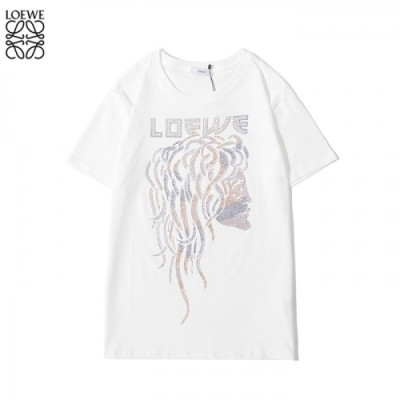 [로에베]Loewe 2020 Mm/Wm Smile Short Sleeved Tshirts - 로에베 2020 남자 스마일 실켓 반팔티 Loe0280x.Size(s - 2xl).화이트