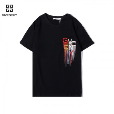 [지방시]Givenchy 2020 Mens Logo Short Sleeved Tshirts - 지방시 2020 남성 로고 코튼 반팔티 Giv0434x.Size(s - 2xl).블랙