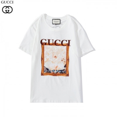 [매장판]Gucci 2020 Mm/Wm Logo Short Sleeved Tshirts - 구찌 2020 남자 로고 반팔티 Guc02952x.Size(s - 2xl).화이트