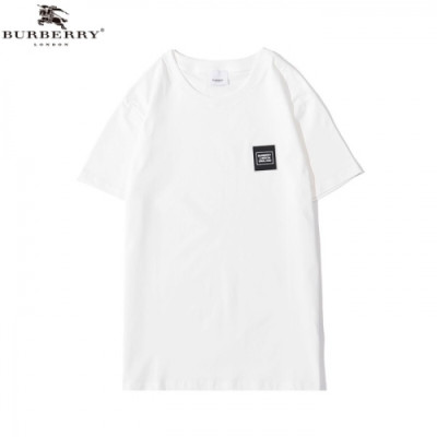 [버버리]Burberry 2020 Mm/Wm Logo Cotton Short Sleeved Tshirts - 버버리 2020 남/녀 로고 코튼 반팔티 Bur02826x.Size(s - 2xl).화이트