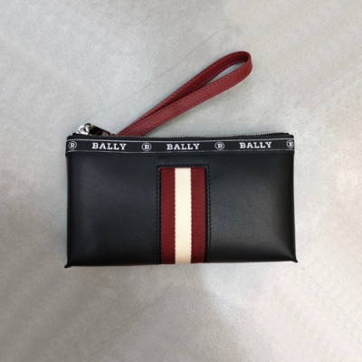 Bally 2020 Leather Clutch Bag,20cm  - 발리 2020 레더 남성용 클러치백  BALB0192,20cm,블랙