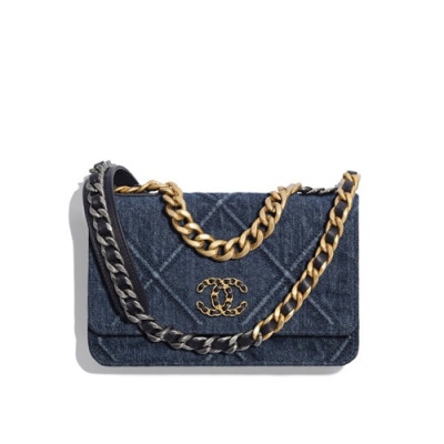 Chanel 2020 WOC Chain Cross Bag,19CM - 샤넬 2020 WOC 체인 크로스백,CHAB1565,19CM,블루