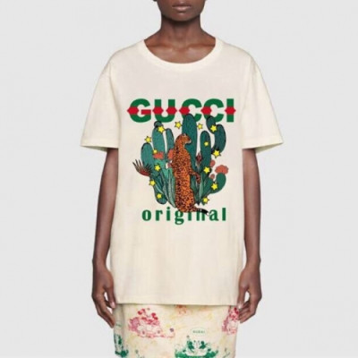 [매장판]Gucci 2020 Mm/Wm Logo Short Sleeved Tshirts - 구찌 2020 남자 로고 반팔티 Guc02962x.Size(xs - l).아이보리