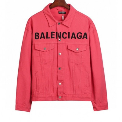 [발렌시아가]Balenciaga 2020 Mm/Wm Logo Casual Oversize Denim Jackets - 발렌시아가 2020 남/녀 로고 캐쥬얼 오버사이즈 데님 재킷 Bal0717x.Size(s - xl).핑크