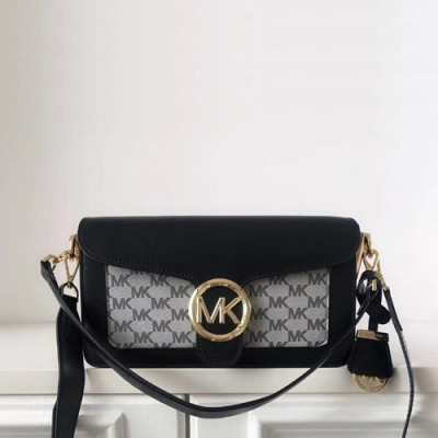 Michael Kors 2020 Leather Shoulder Bag,26cm - 마이클 코어스 2020 레더 숄더백,MKB0314,26cm,블랙