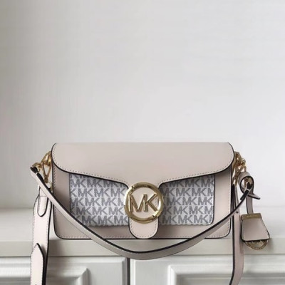 Michael Kors 2020 Leather Shoulder Bag,26cm - 마이클 코어스 2020 레더 숄더백,MKB0315,26cm,화이트