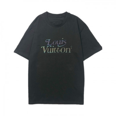 [루이비통]Louis vuitton 2020 Mens Logo Short Sleeved Tshirts - 루이비통 2020 남성 로고 반팔티 Lou02113x.Size(s - xl).블랙